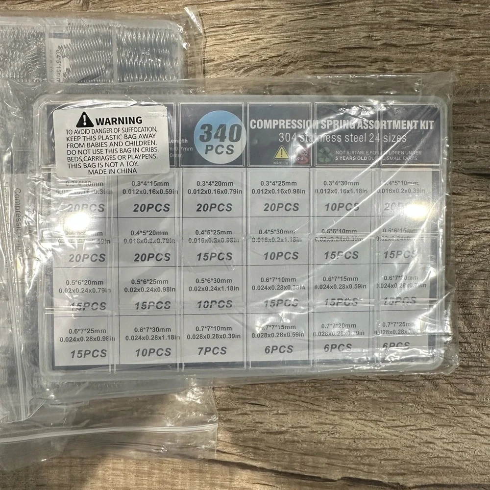 Compression Spring Assortment Kit - Silver (5 kits) - Picture 3 of 3